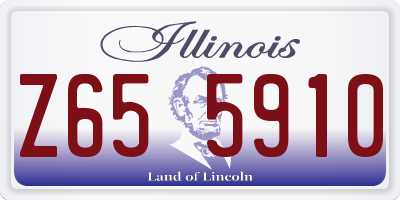 IL license plate Z655910