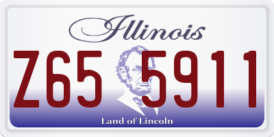 IL license plate Z655911