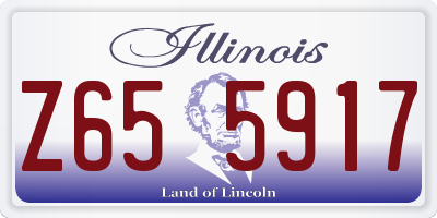 IL license plate Z655917
