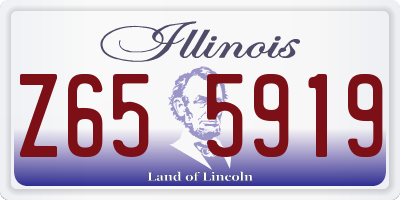 IL license plate Z655919