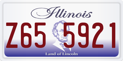 IL license plate Z655921
