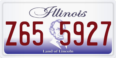 IL license plate Z655927