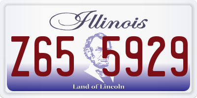 IL license plate Z655929