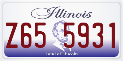 IL license plate Z655931