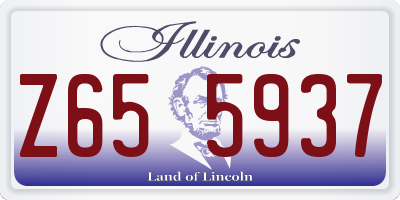 IL license plate Z655937