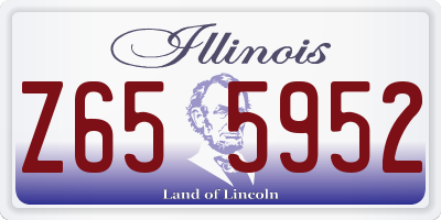 IL license plate Z655952