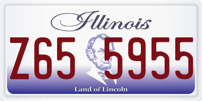 IL license plate Z655955