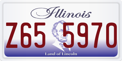 IL license plate Z655970