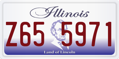 IL license plate Z655971
