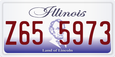 IL license plate Z655973