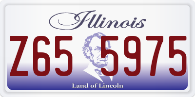 IL license plate Z655975