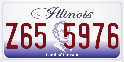 IL license plate Z655976
