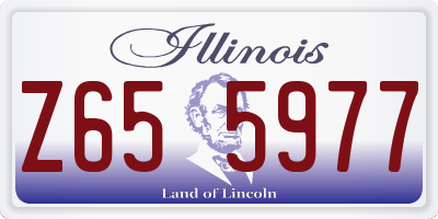 IL license plate Z655977