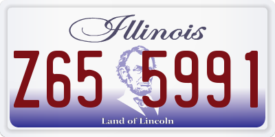 IL license plate Z655991