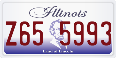 IL license plate Z655993