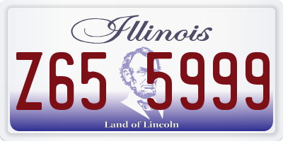 IL license plate Z655999