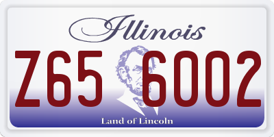IL license plate Z656002