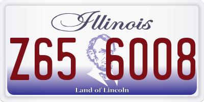 IL license plate Z656008