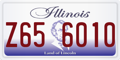IL license plate Z656010