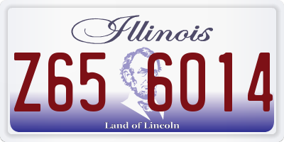 IL license plate Z656014