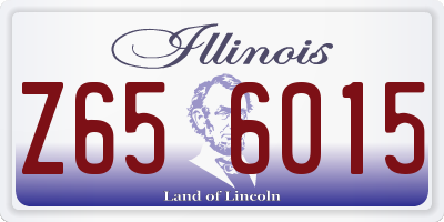 IL license plate Z656015