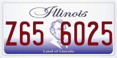 IL license plate Z656025
