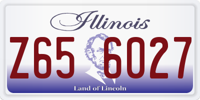IL license plate Z656027