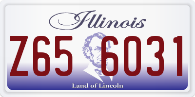 IL license plate Z656031