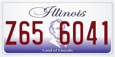IL license plate Z656041