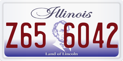 IL license plate Z656042