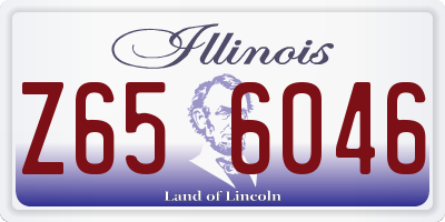 IL license plate Z656046