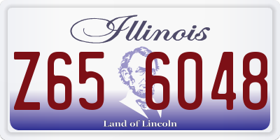 IL license plate Z656048