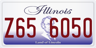 IL license plate Z656050