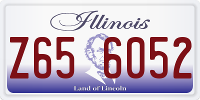 IL license plate Z656052