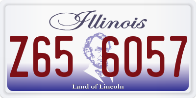 IL license plate Z656057