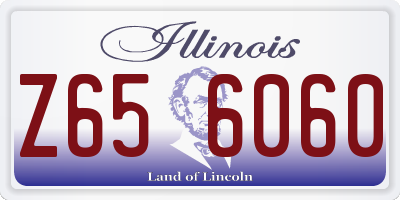 IL license plate Z656060