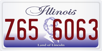 IL license plate Z656063