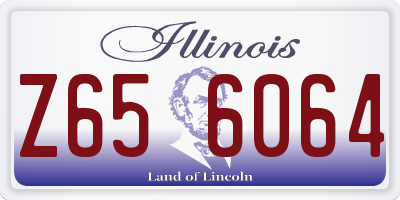IL license plate Z656064