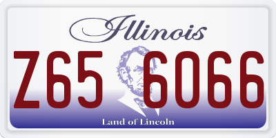 IL license plate Z656066