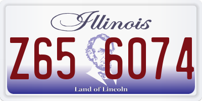 IL license plate Z656074