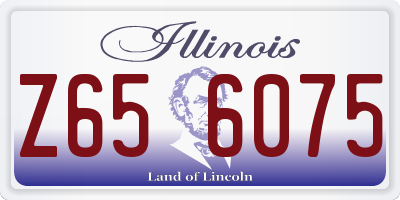 IL license plate Z656075