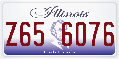 IL license plate Z656076