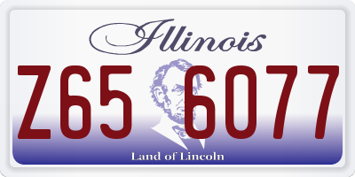 IL license plate Z656077