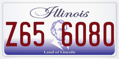IL license plate Z656080