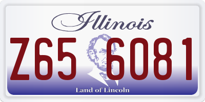 IL license plate Z656081