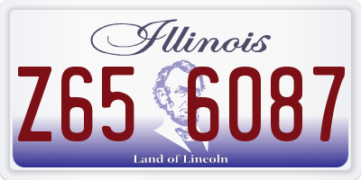 IL license plate Z656087