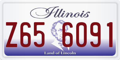 IL license plate Z656091