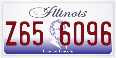 IL license plate Z656096