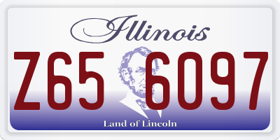 IL license plate Z656097