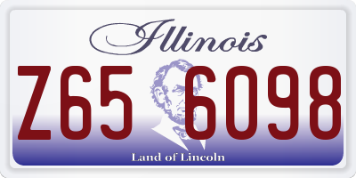 IL license plate Z656098